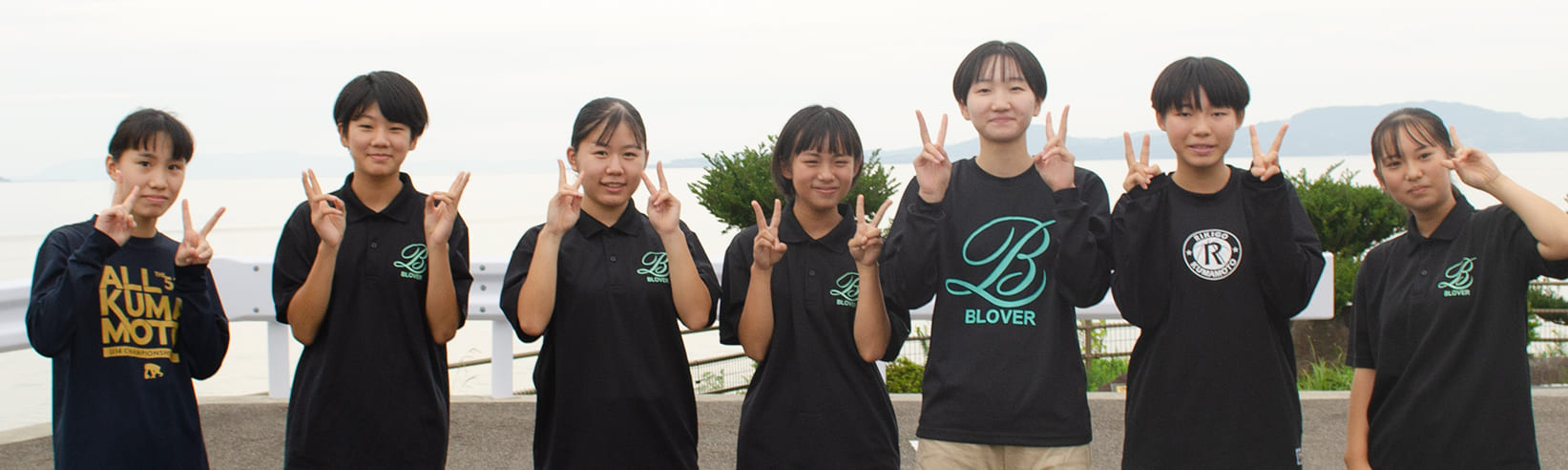 熊本の女子バスケットクラブチームBLOVERの写真